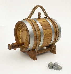 Бочка дубовая 5 литров "Легендарный самогон"