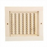 Вентиляционная решетка малая с задвижкой (РВЗ-М-О)