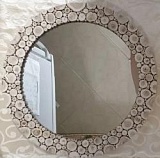 Зеркало ровные края 400 из можжевельника