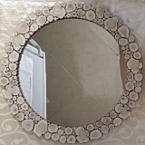 Зеркало рваные края края 400 из можжевельника