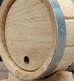 Бочка дубовая для алкоголя 5л