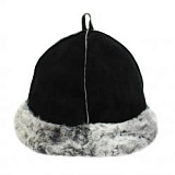 Шапка банная меховая из натуральной овчины "Генерал бани"