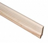 Плинтус евросапожок ольха 25х70х3300 сорт Экстра