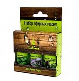 Набор масел эфирных "Главбаня"(пихта,мята,эвкалипт),3х15мл Б701.