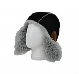 Шапка банная меховая из натуральной овчины  "Танкист"