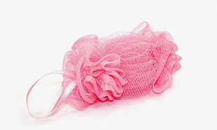Мочалка "Карамель"Ladies", ПЭ, 15х8см МС402