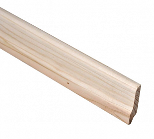 Плинтус евросапожок ольха 25х70х3300 сорт Экстра
