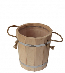 Запарник 15л без крышки с пластмассовой вставкой ЗП-15