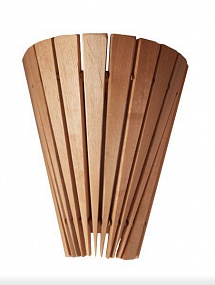 Абажур веерный треугольный А-2, Ольха