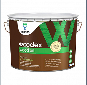 Масло WOODEX WOOD OIL, 9л TEKNOS (Финляндия)