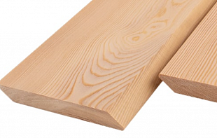 Планкен лиственница скошенный STR0/0 20х143х6000 сорт Прима