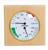 Станция Банная Гигрометр-термометр 2 в 1, дерево, СББ-2-1 Дерево
