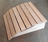 Подголовник пружинный анатомический, липа, фигурная рейка М-5/2