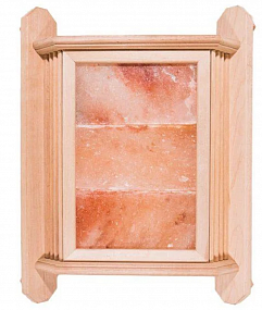 Абажур из ГИМАЛАЙСКОЙ СОЛИ угловой (3 плитки)