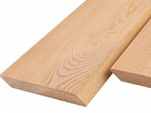 Планкен лиственница скошенный 20х143х3000 сорт АВ
