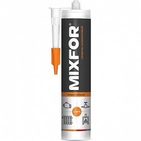 Герметик MIXFOR HiTemp +250C Silicone 280мл красный
