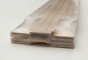 Паркет стеновой Ольха 15х270х1750мм (4) пластина, 0,36 м2 пластина 9 шт, 1,44 м2 пачка 4 пластины, сорт АВ