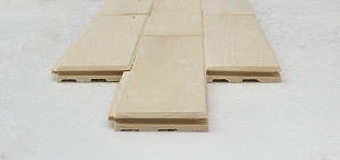 Паркет стеновой (М) Липа 14х225х1100мм, 0,25м.кв. (4) пластина, 9 паркетин в пластине, 40-ка, сорт А(I)