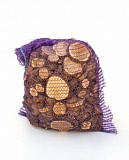 Спил можжевельника, 15 мм, один мешок  ~6 кг, ~1 м.кв.