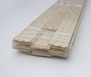 Паркет стеновой (М) Липа 14х225х1100мм, 0,25м.кв. (4) пластина, 9 паркетин в пластине, 40-ка, сорт Экстра(0)