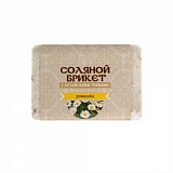Соляной брикет, "Соляная баня" с Алтайскими травами "Ромашка" вес 1,35 кг, размер 148х103х50 мм