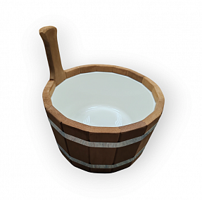 Шайка термо 5л с пластиковой вставкой ШПТ-5