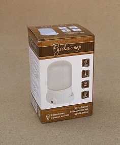 Светильник для сауны керамический прямой DW400