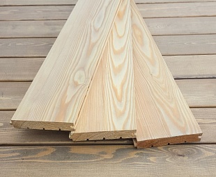 Доска пола лиственница 27х146х3000 сорт А