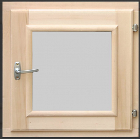 Форточка 400х400 (липа), стеклопакет