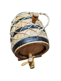 Бочка дубовая 3л Классика, оплетка