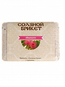 Соляной брикет Соляная баня с Листьями Эквалипта