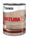 Лак для стен матовый уретано-алкидный Teknos Natura 15, 0,9л