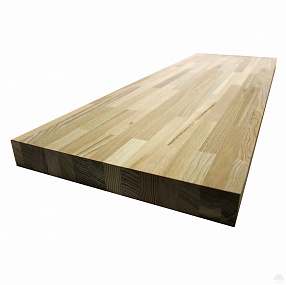 Мебельный щит дуб срощенный 40х300х3000 сорт В-ВС